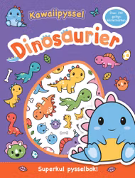 Kawaiipyssel - Dinosaurier (Pysselbok) Från ca 3 år