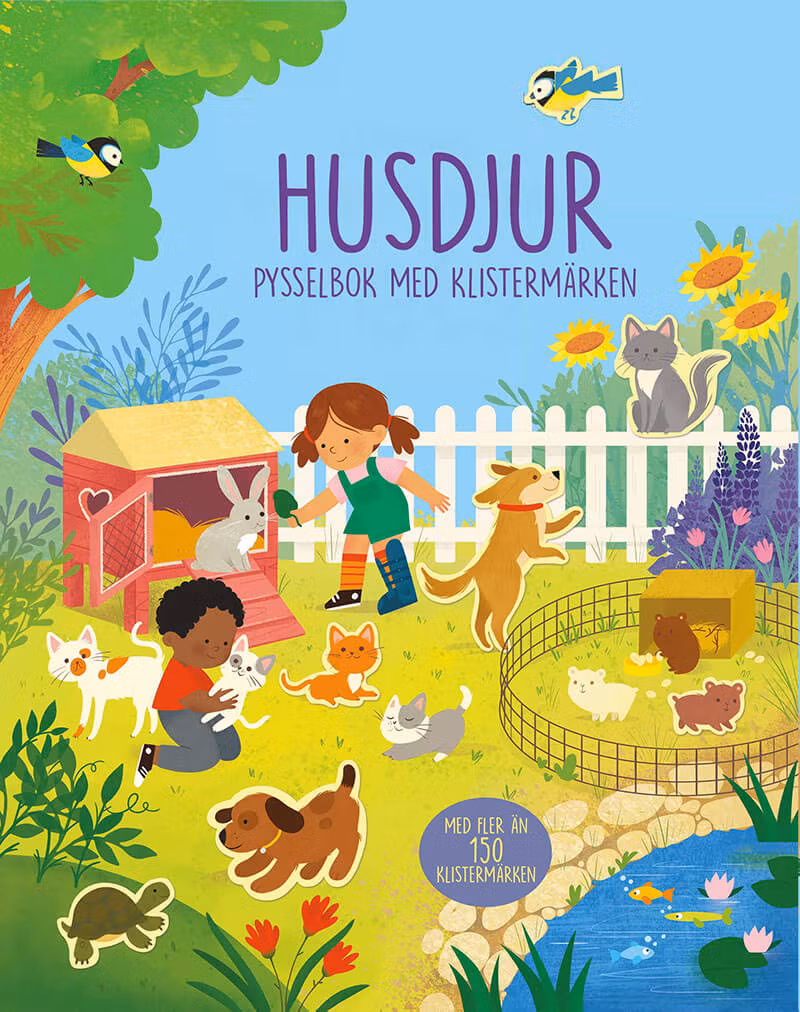 Husdjur : pysselbok med klistermärken (Pysselbok)