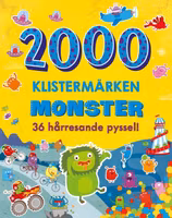 Monster - Pysselbok med 2000 klistermärken