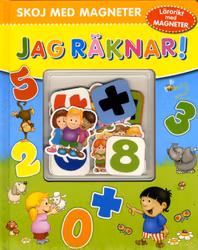 Jag räknar - Lärorik bok med magneter