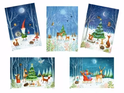 A4 Adventskalendrar - Flera att välja bland (Fraktfritt)