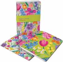 Små Anteckningsböcker (3 stycken) - Blommor, blommor, blommor