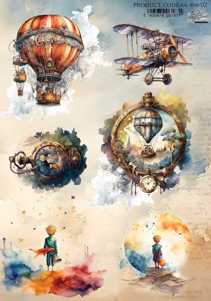 Vackra pysselpapper - Mellan två världar