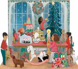 Adventskalender - Tryck ut och bygg ihop (Vi längtar till julen)