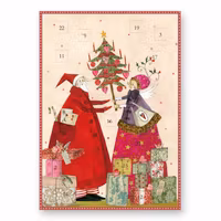 Liten Adventskalender som julkort - Julgransgåvan (Fraktfritt)