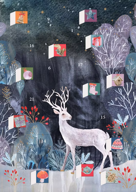 Liten Adventskalender - Gnistrande vinternatt