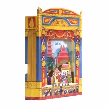 Kort med kuvert - 3D Teater - Alladin (Fraktfritt)