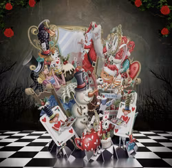 Magiskt julkort - Alice i Tomtelandet (Fraktfritt)