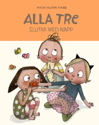 Alla tre slutar med napp