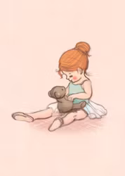 Enkelt Kort - Älskade nalle (Fraktfritt)