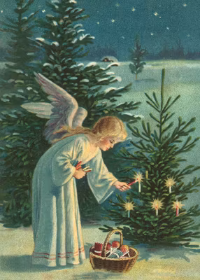 Präglade Enkla Kort - Änglakort, många att välja bland (Fraktfritt)