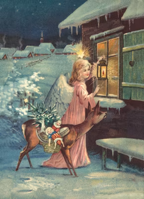 Präglade Enkla Kort - Änglakort, många att välja bland (Fraktfritt)