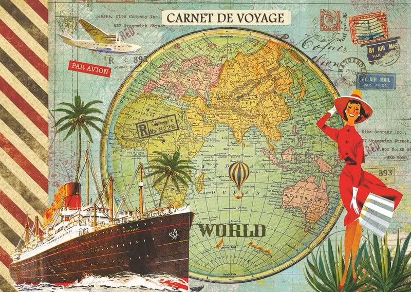 Anteckningsbok - Resan (liggande A5)