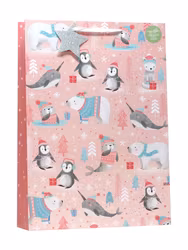 Vinterpresentpåse (XL) - Vinterdjur