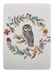 Enkelt Kort - Uggla bland blommor (Fraktfritt)