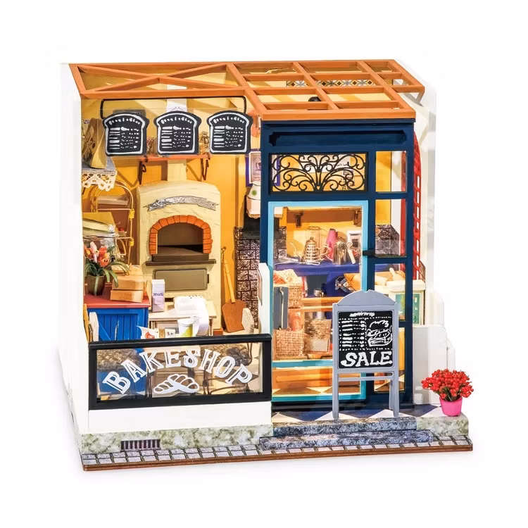 Miniatyrpyssel- Byggsats 'Bageriet'