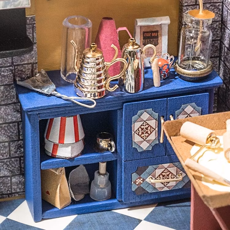 Miniatyrpyssel- Byggsats 'Bageriet'