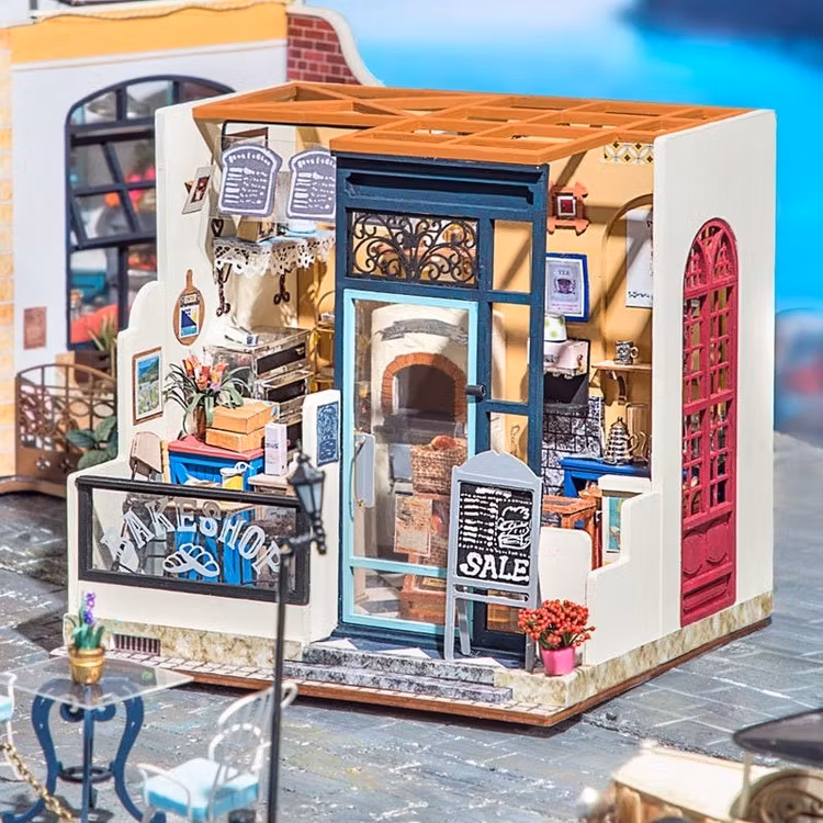 Miniatyrpyssel- Byggsats 'Bageriet'