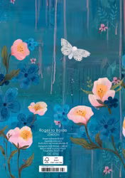 Dubbelt påskkort med kuvert - Haren och påsken (Fraktfritt)