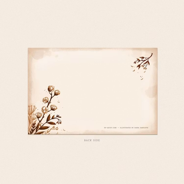 Enkelt kort med kuvert -  Höstens alla böcker (Fraktfritt)