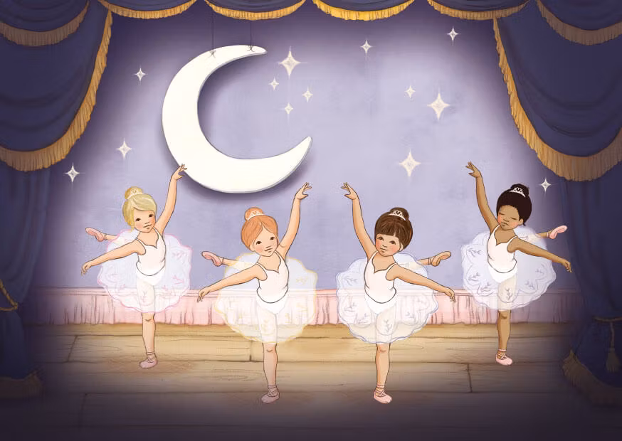 Enkelt kort utan kuvert - Balettföreställning (Fraktfritt)