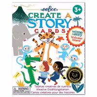 Sagokort - Berätta en saga tillsammans - Vulkanön