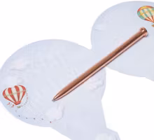 Figurformat, dubbelt kort med kuvert - Luftballongen (Fraktfritt)