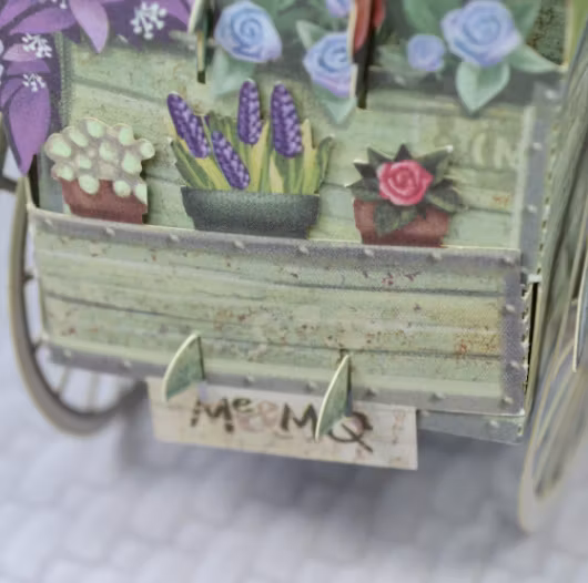 Magiska gratulationskort - Blomförsäljarens cykel (Fraktfritt)