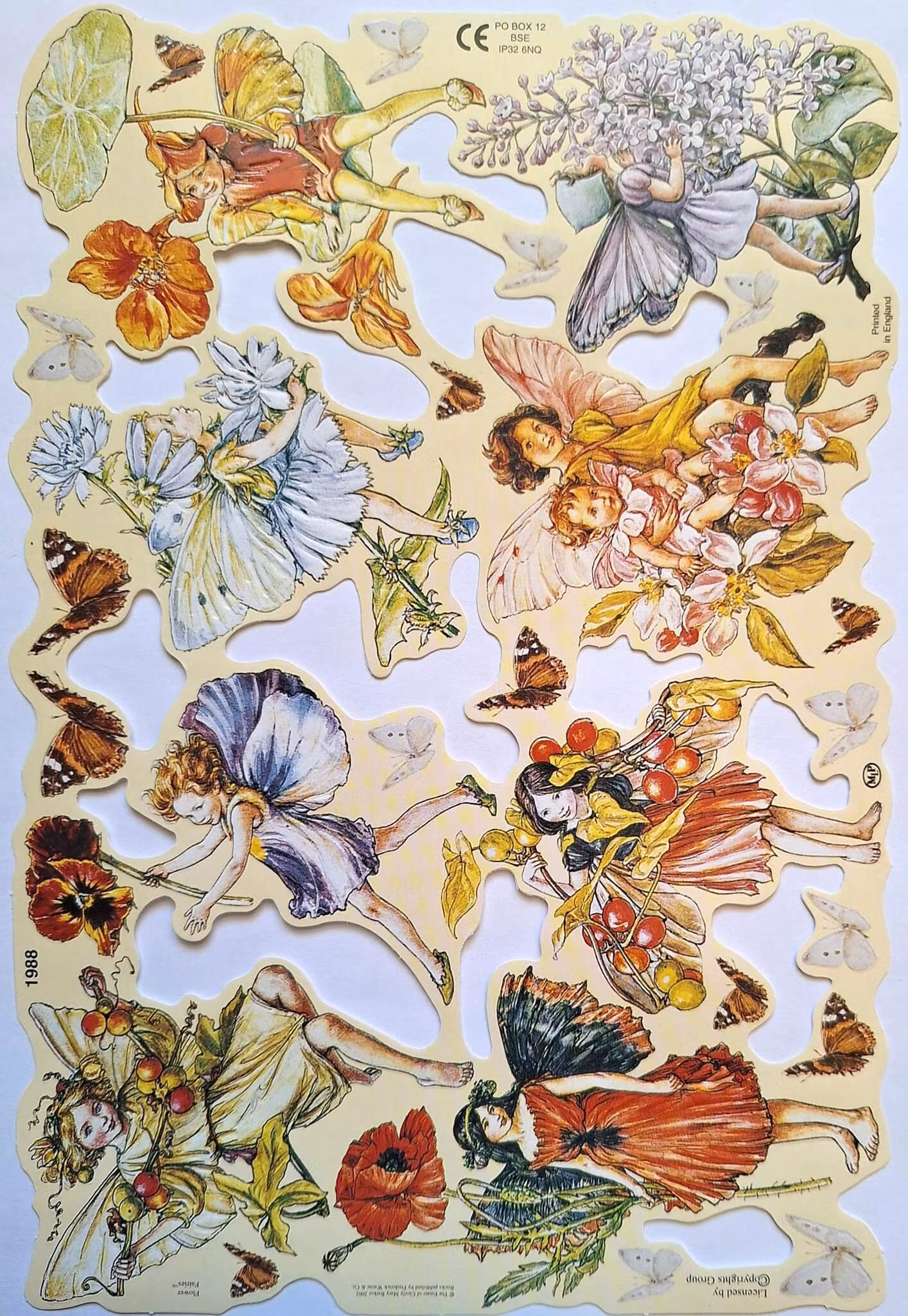 Bokmärken - Blomsterälvor - Många att välja bland (Fraktfritt)