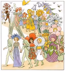 Enkelt Kort - Blomsterfesten i täppan (Fraktfritt)