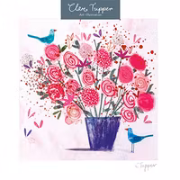 Kort med kuvert - Blomstervasen (Fraktfritt)