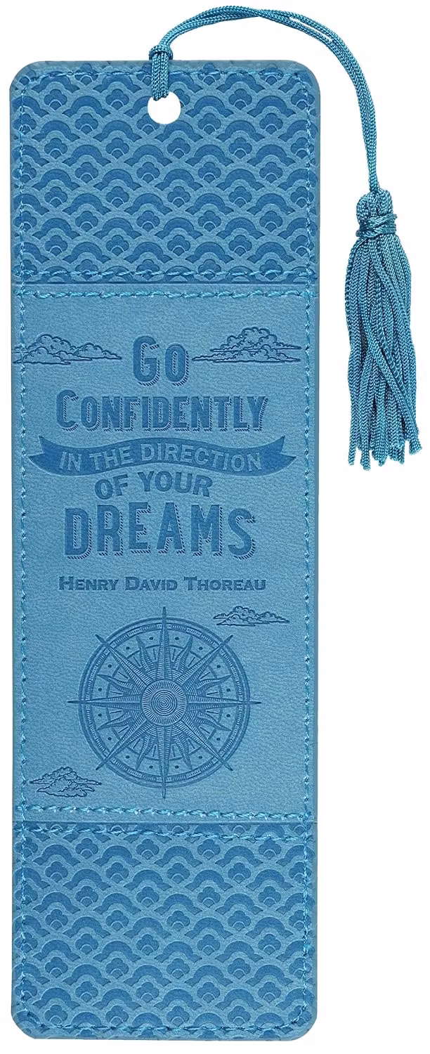Bokmärke i konstläder - Drömmarnas riktning (Fraktfritt)