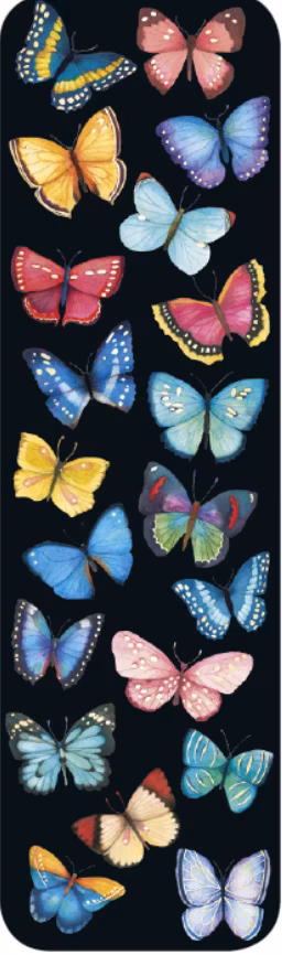 Bokmärke - Fjärilar i mörker (Fraktfritt)