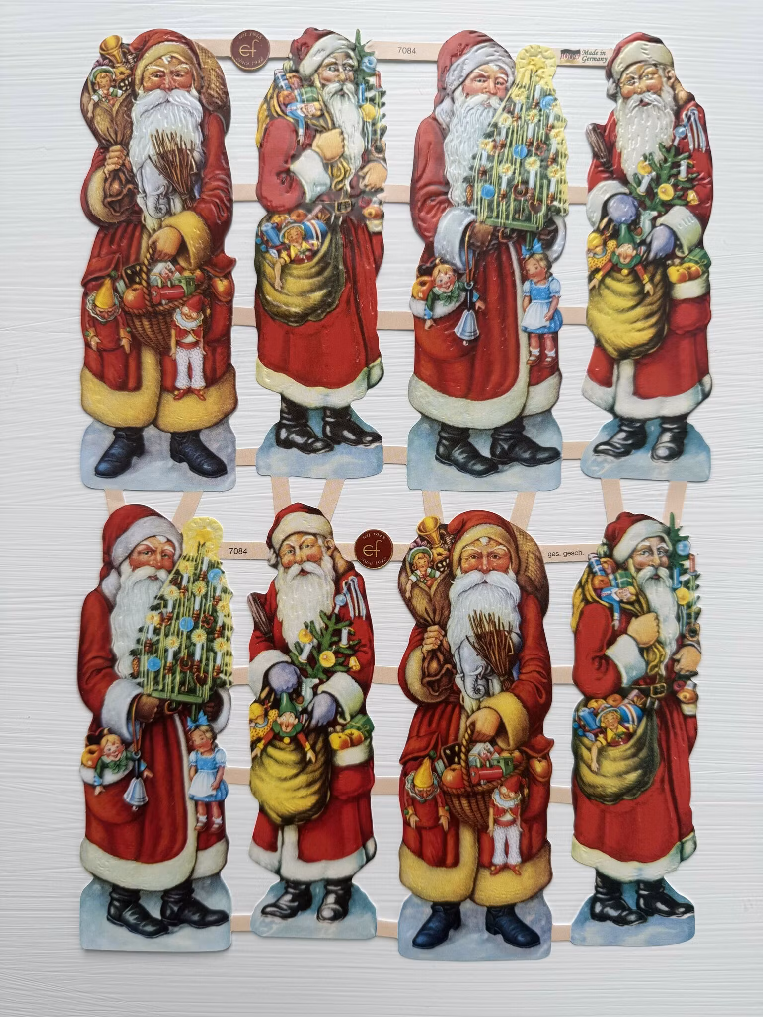 Klassiska Bokmärken - Tomtar - Flera varianter (Fraktfritt)