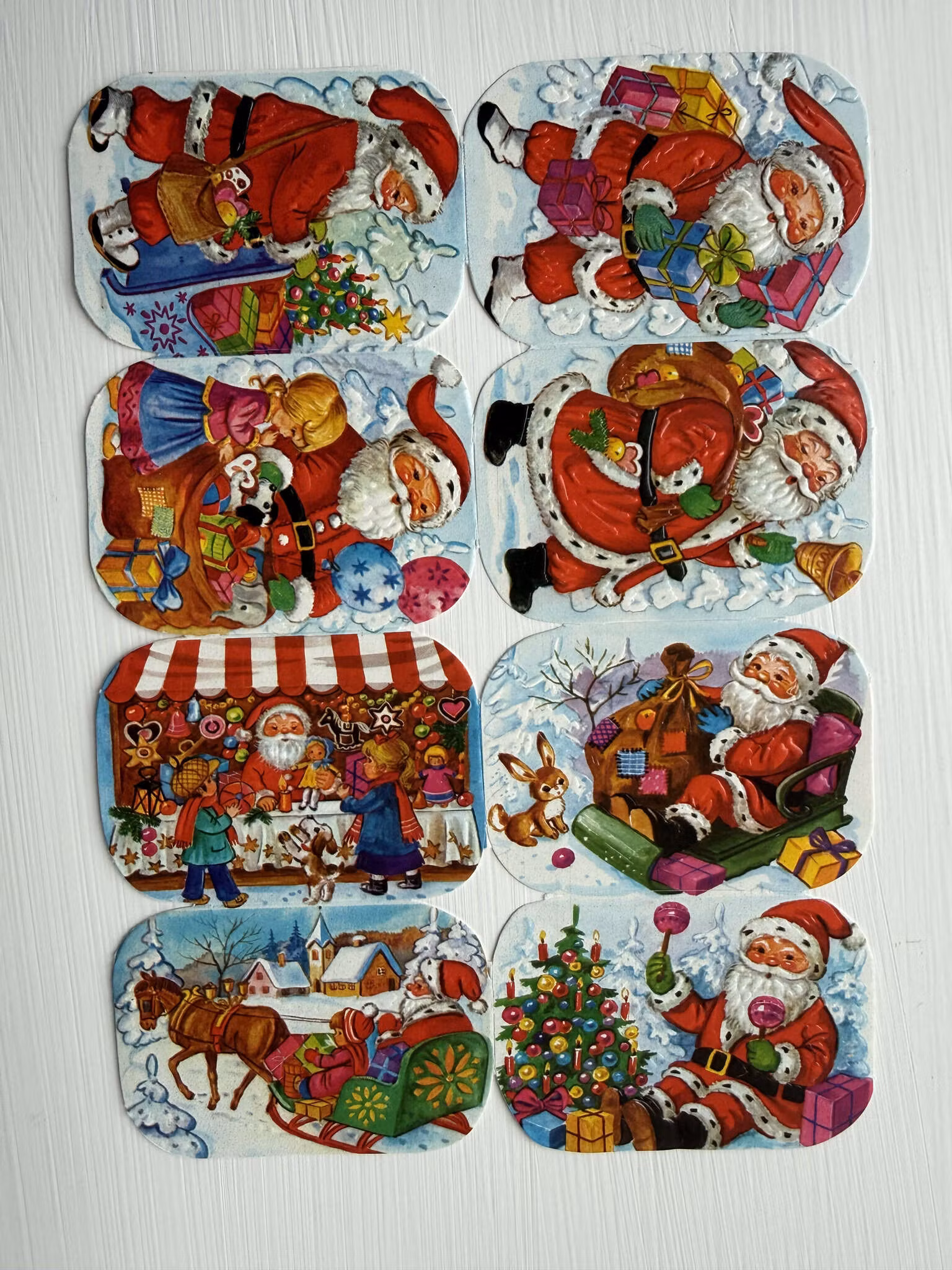 Klassiska Bokmärken - Tomtar - Flera varianter (Fraktfritt)