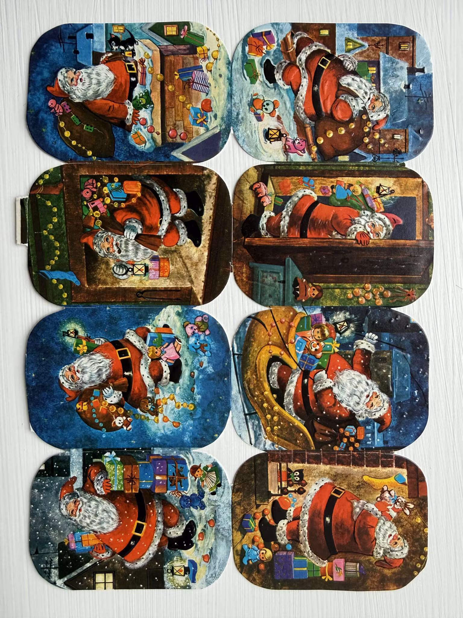 Klassiska Bokmärken - Tomtar - Flera varianter (Fraktfritt)