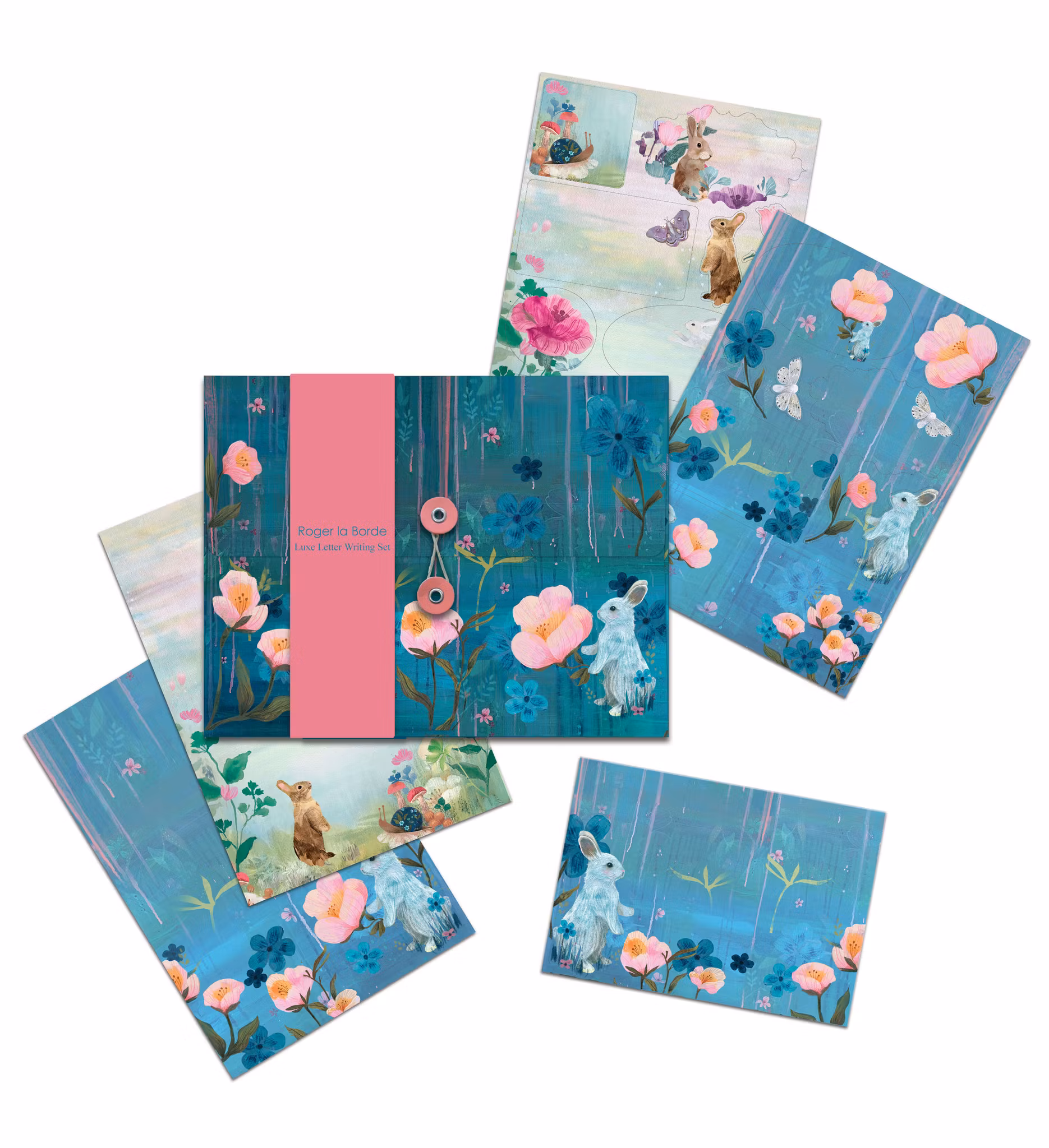 Skrivset med Brevpapper - Kaninen