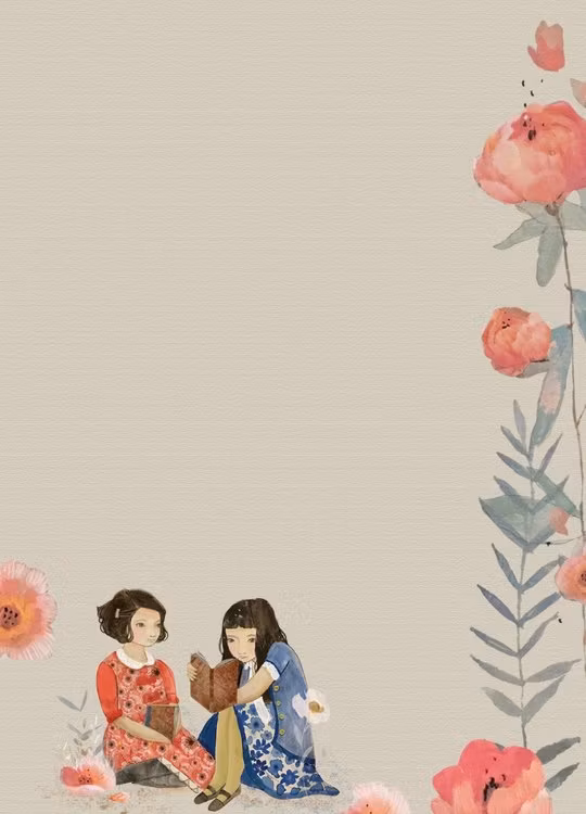 Skrivset med Brevpapper - Vänskap