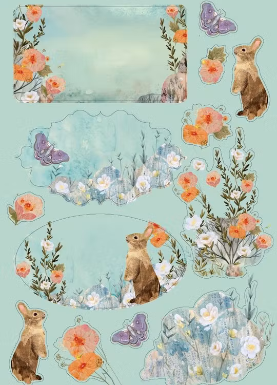 Skrivset med Brevpapper - Vänskap