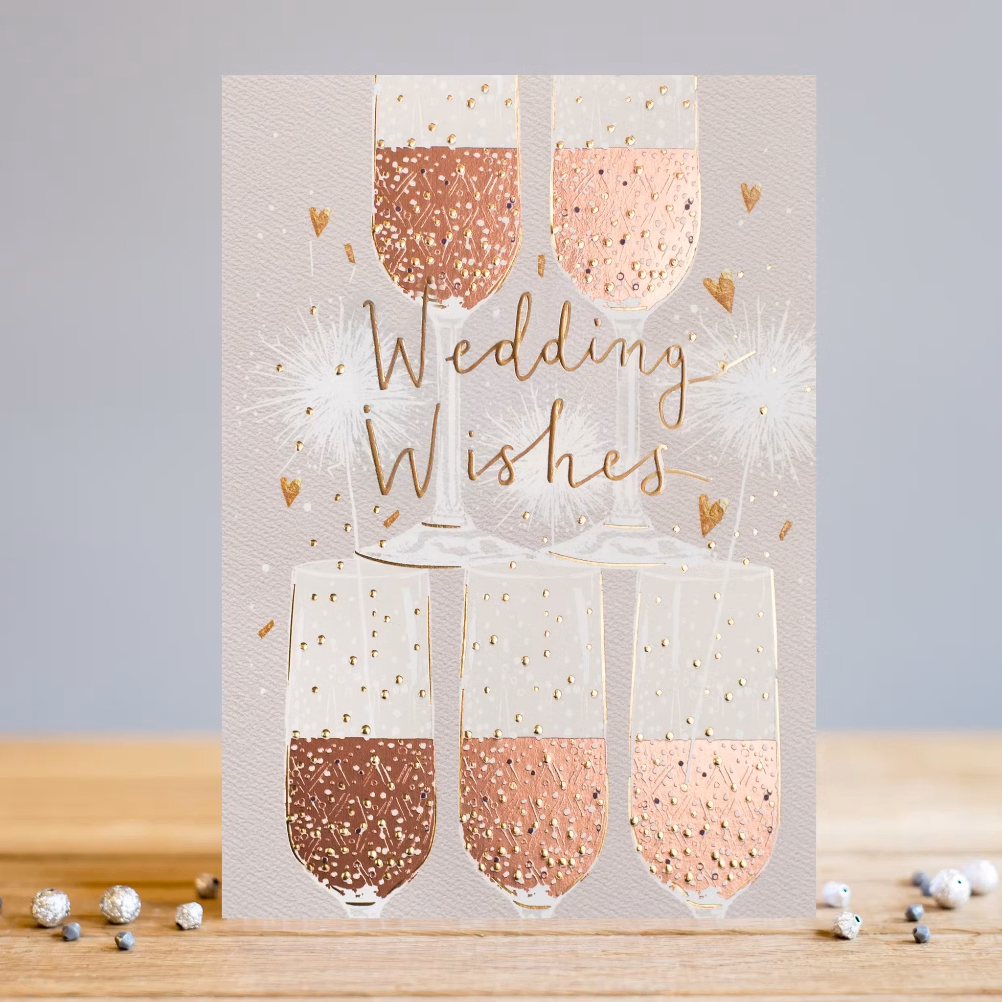 Kort med kuvert - Bröllopsönskningar (Fraktfritt)