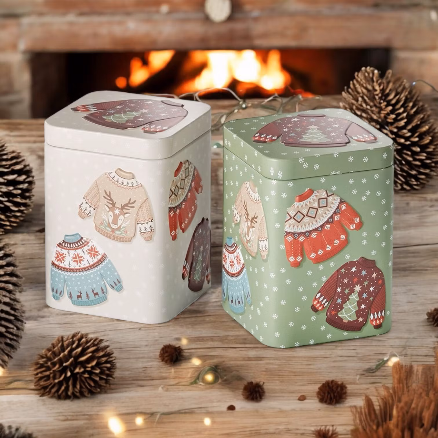 Underbar plåtburk - Jultröjor (välj vilken du vill ha)