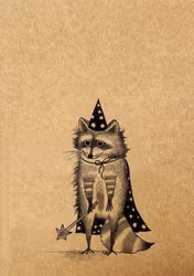 Anteckningsbok - Den lille trollkarlen (A6-format)