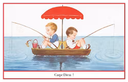 Enkelt Kort - Carpe Diem - Fiskelyckan (Fraktfritt)