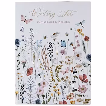 Brevpapper och kuvert - Blomsterängen