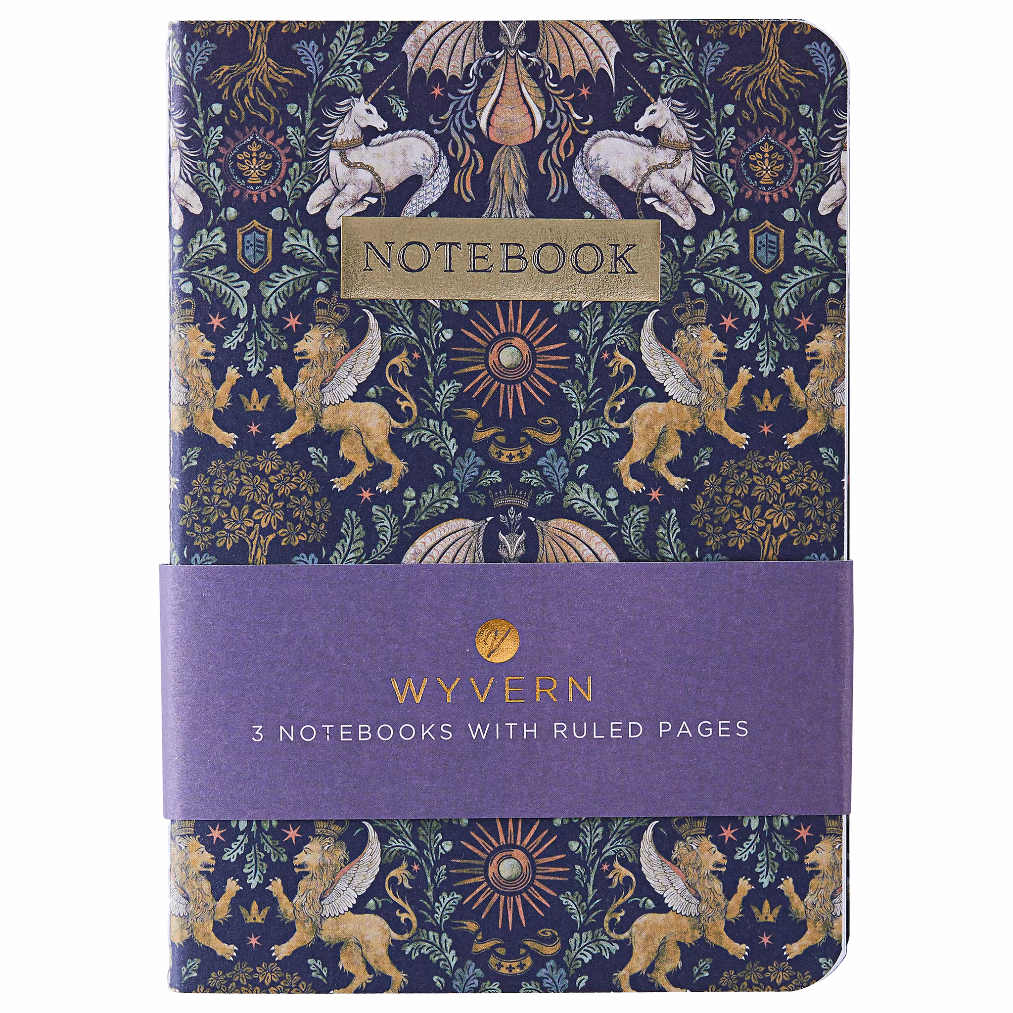 Anteckningsböcker (3 stycken) - Mytiska djur