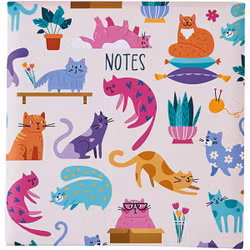 Mindre anteckningsbok med många sidor - Cattitude