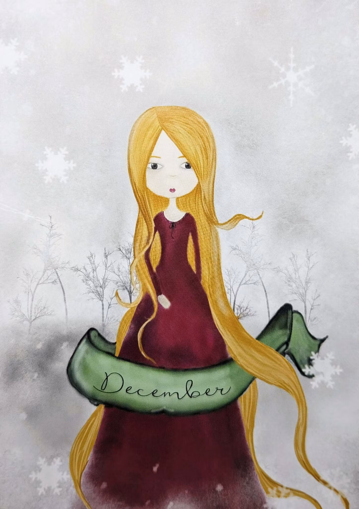 Enkelt Kort - December (Fraktfritt)