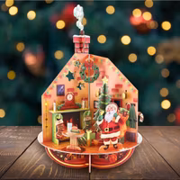 Adventskalender - Tryck ut och bygg ihop - Deck the halls