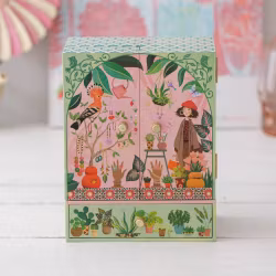 Stor Speldosa & smyckeskrin - Den hemliga trädgården (Fraktfritt)