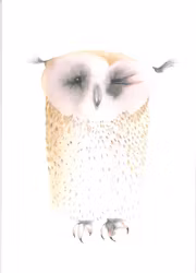 Kort med kuvert - Ugglan (Fraktfritt)